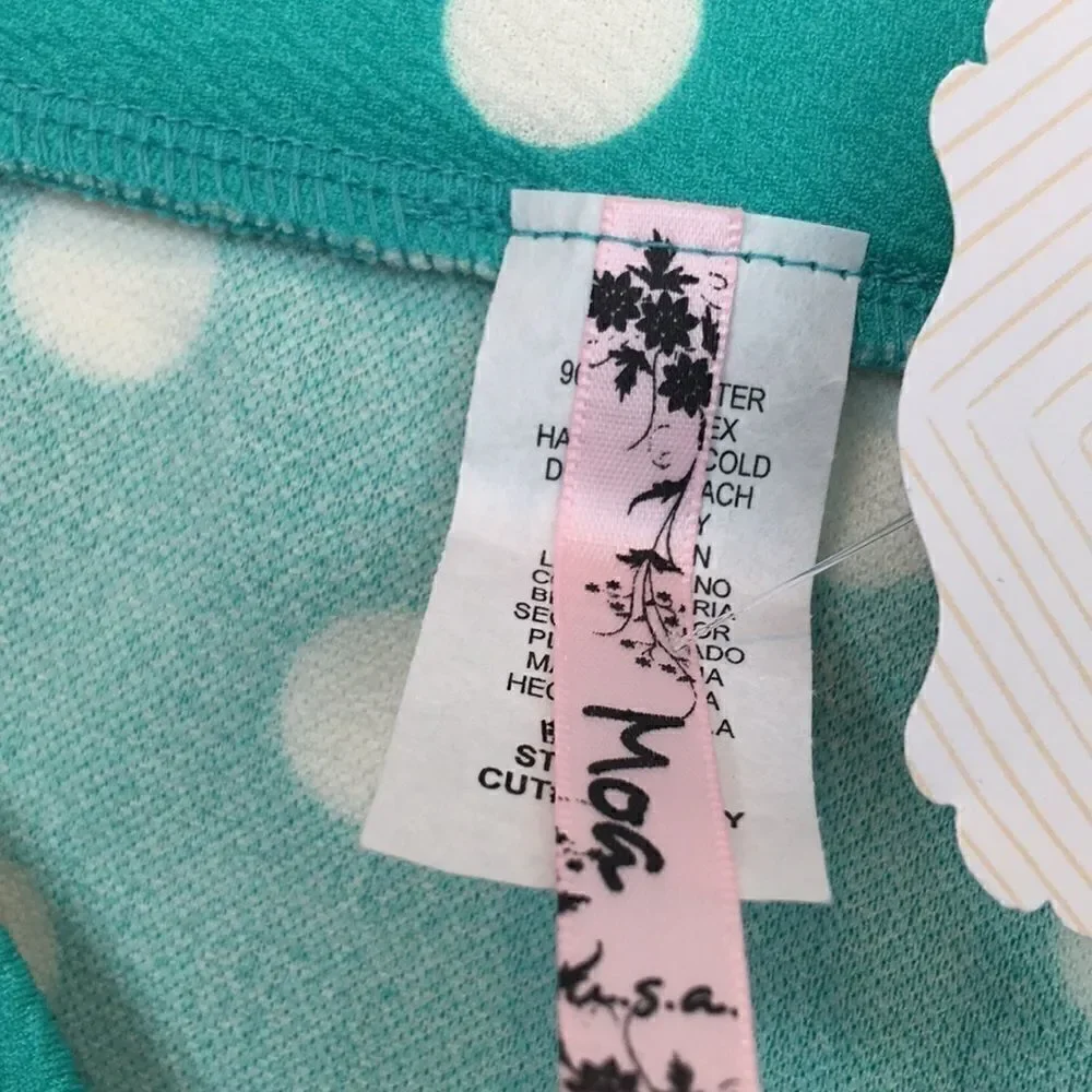 NEW Mint polka-dot pencil skirt - Picture 5 of 8